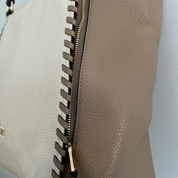 COACH tote north-south pebbled leather color block - Picture 2 of 14